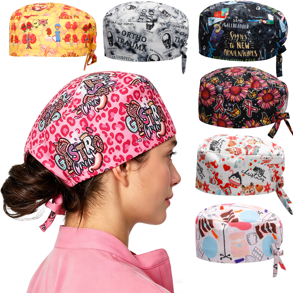 Hair Care Essential - 2026 Scrub Nursing Cap Men Women