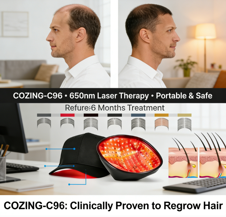 Hair Care For Hair Fall - C96 Laser Hair Cap Promote Hair