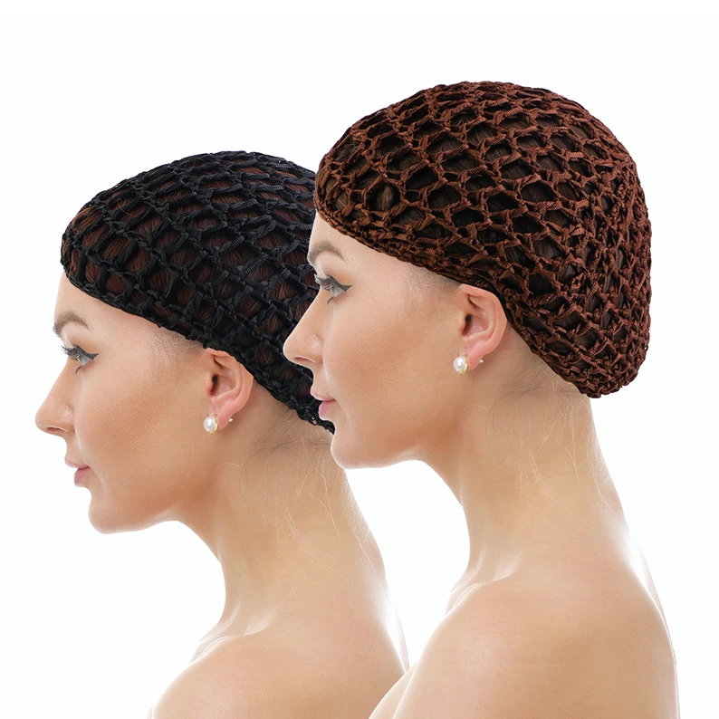 Hair Care China - 2-Pack Crochet Mesh Hair Net Sleeping