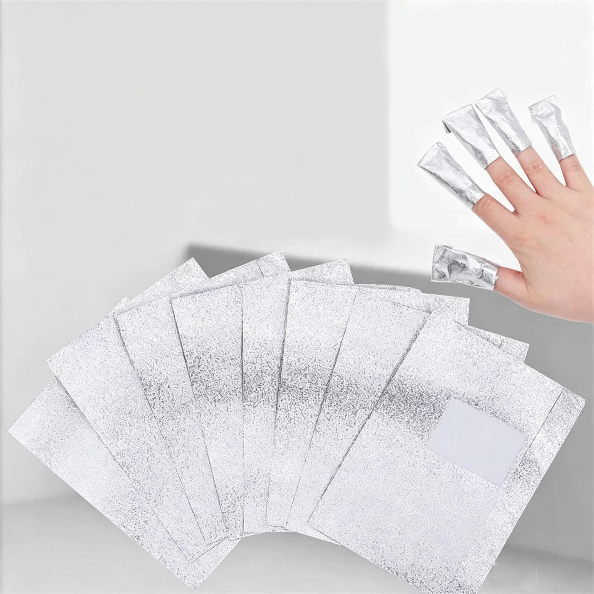 Hair Care Gel - NEW 100Pcs Bag Aluminum Foil Nail