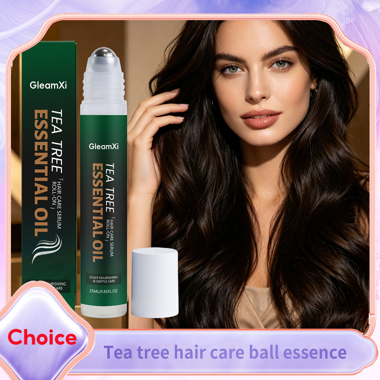 Split End Repair Serum - Tea Tree Hair Growth Roller Essence