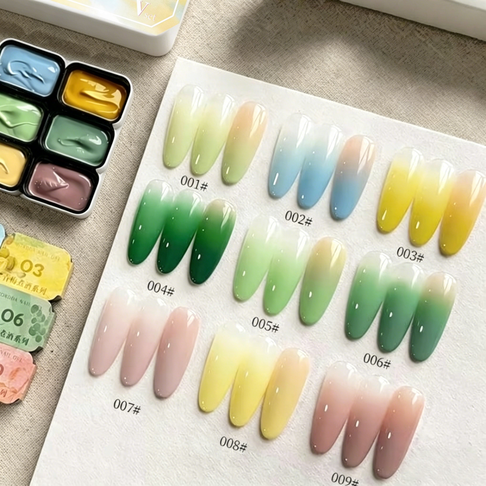 9-color solid nail polish,Bean – Hair Care Gel Bewertung und Preis