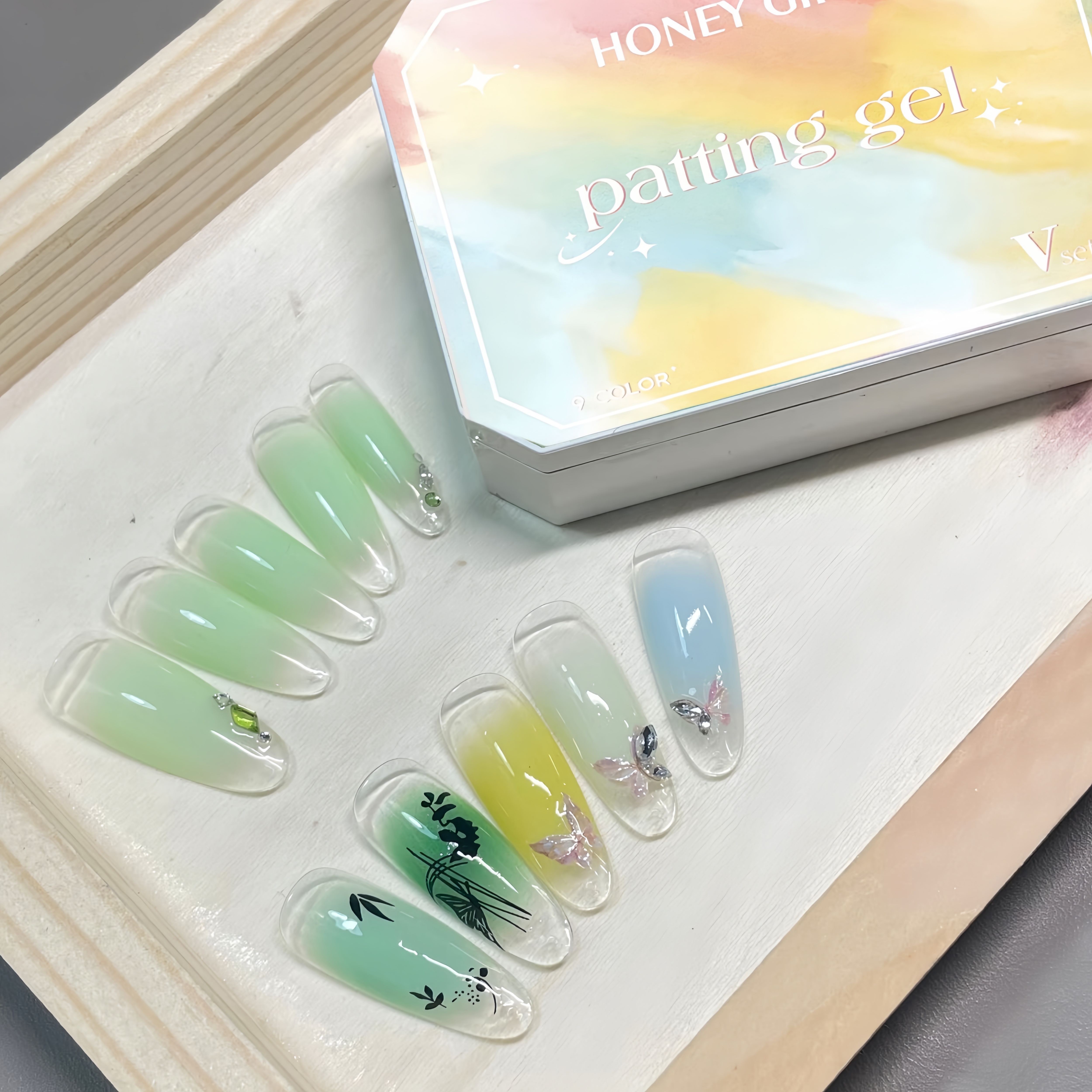 9-color solid nail polish,Bean – Hair Care Gel Bewertung und Preis