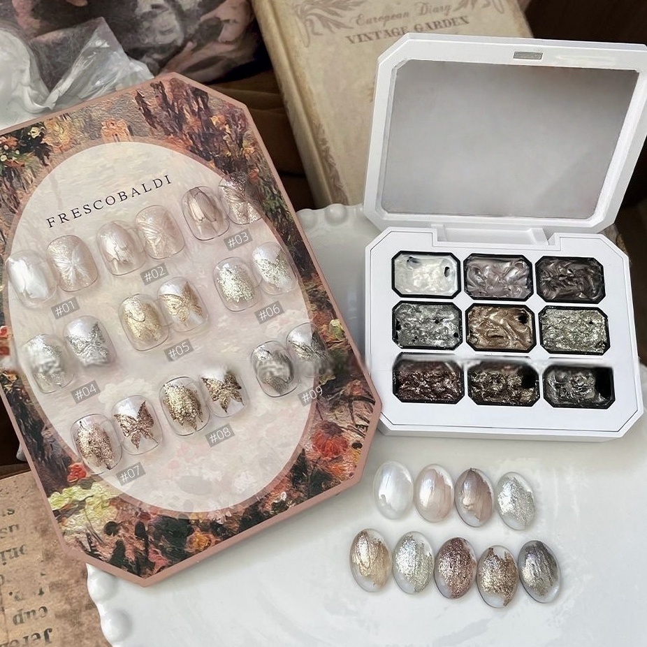 9 grid solid nail polish, meta – Hair Care Gel Bewertung und Preis