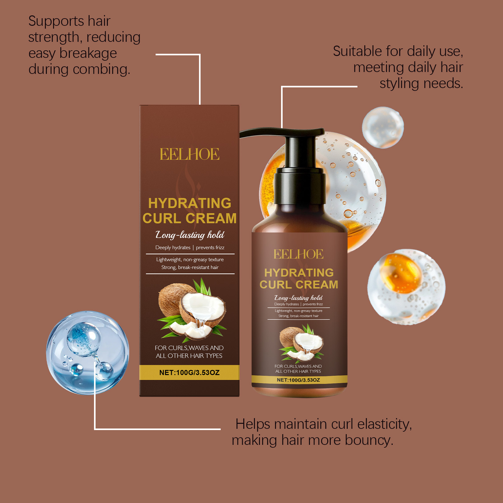 Curl Styling Cream for Wavy an – Hair Care Naturally Bewertung und Preis