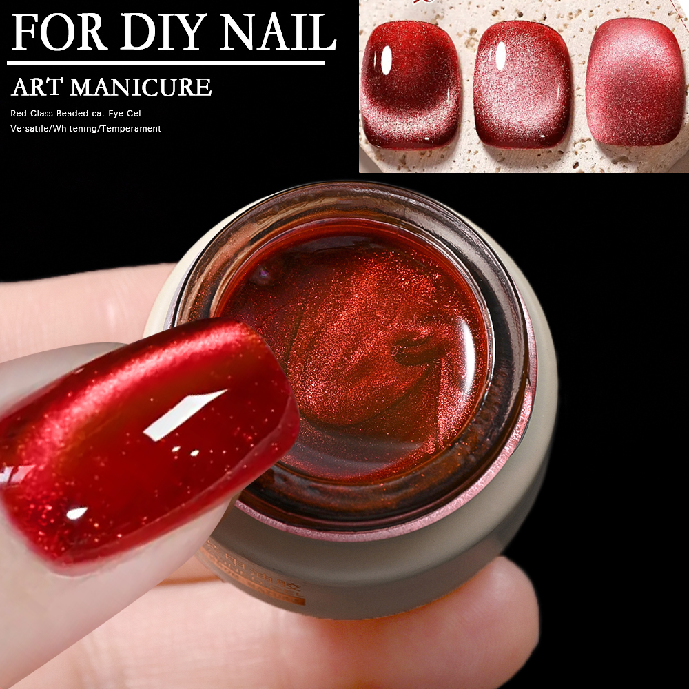 8ml Ruby Red Cat Eye Gel Nail  – Hair Care Gel Bewertung und Preis