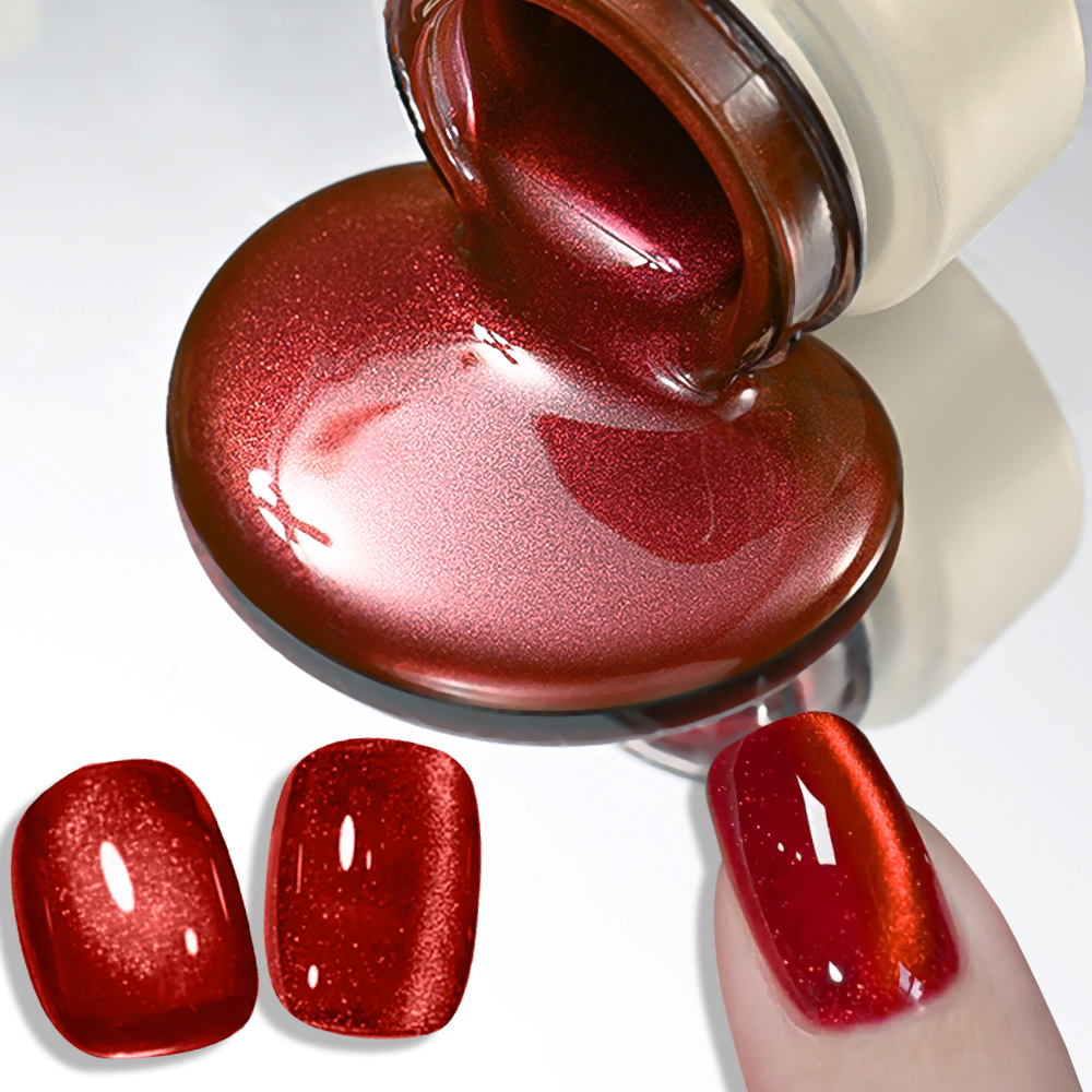 8ml Ruby Red Cat Eye Gel Nail  – Hair Care Gel Bewertung und Preis