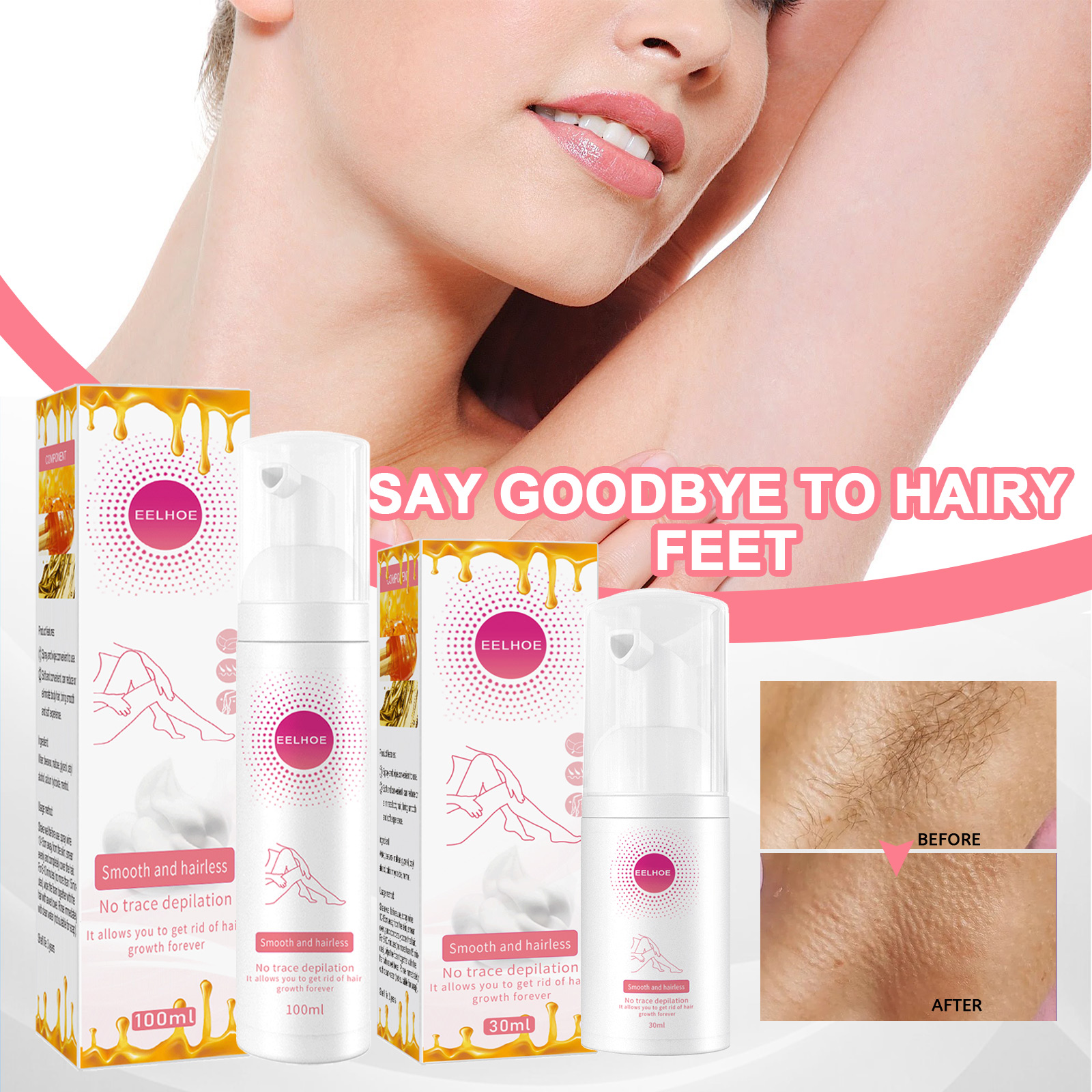 EELHOE Honey Mousse Hair Remov – Hair Care Honey Bewertung und Preis