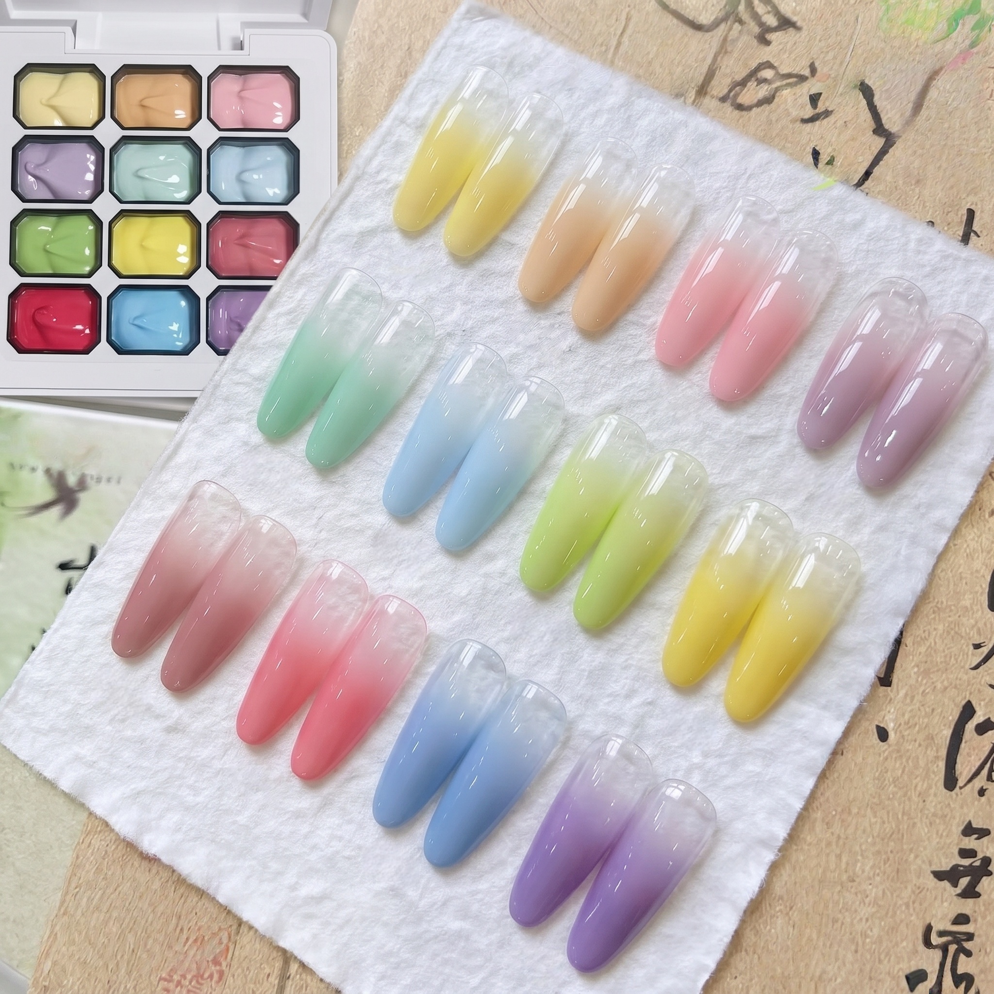 12-color Macaron solid gel nai – Hair Care Gel Bewertung und Preis