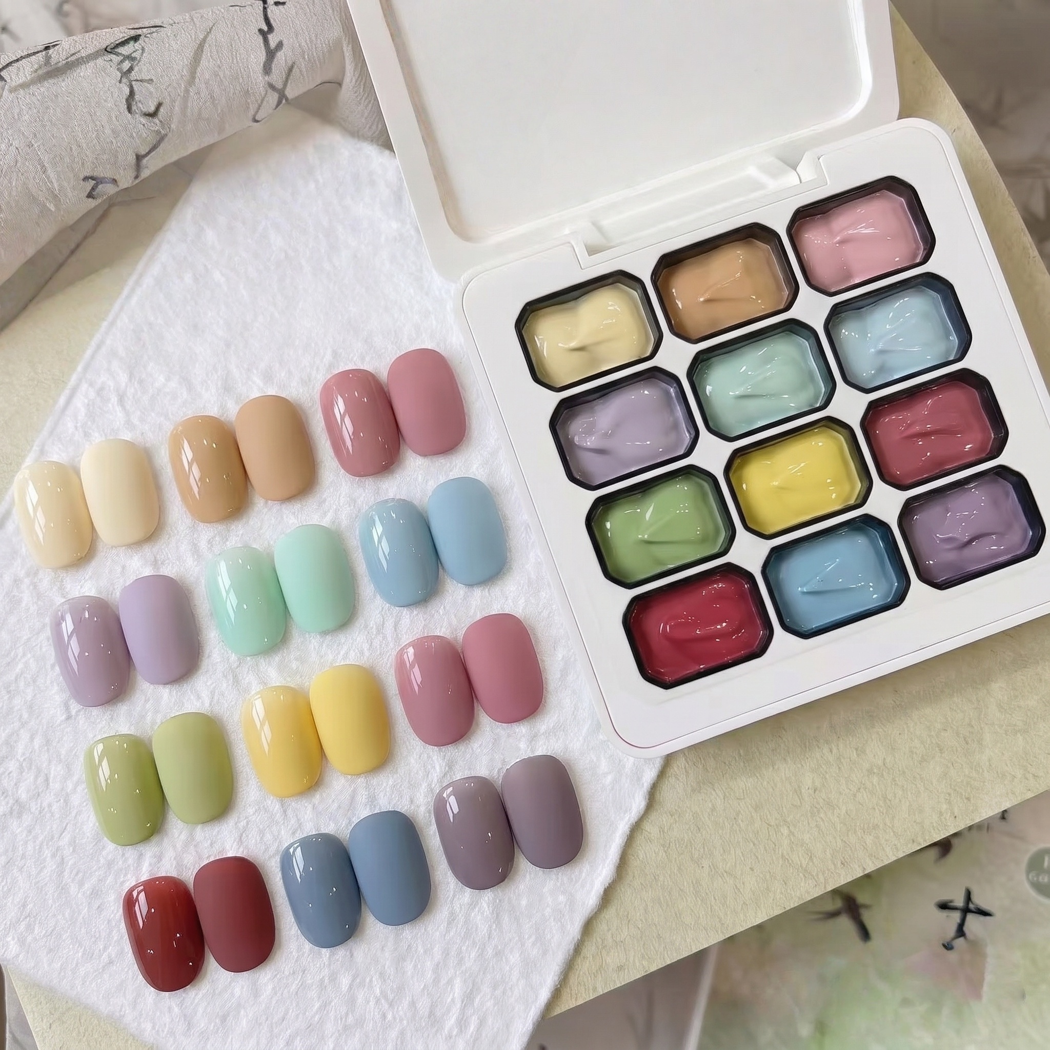 12-color Macaron solid gel nai – Hair Care Gel Bewertung und Preis