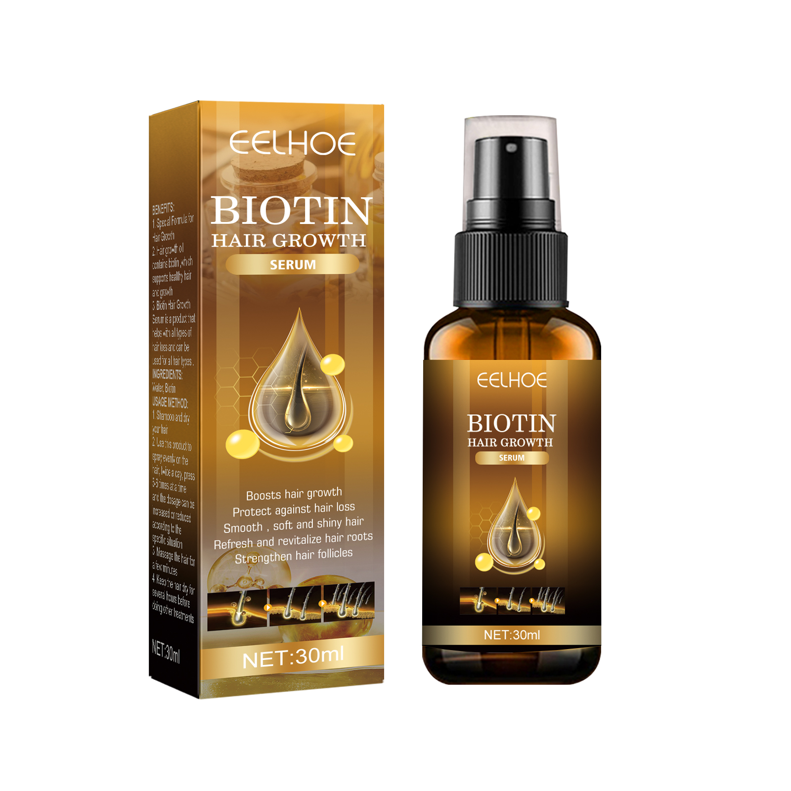 Eelhoe Biotin Hair Growth Spra – Hair Care For Hair Fall Bewertung und Preis