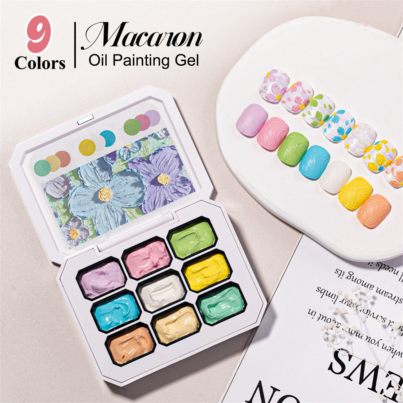1pc 9-color Makaron solid nail – Hair Care Gel Bewertung und Preis