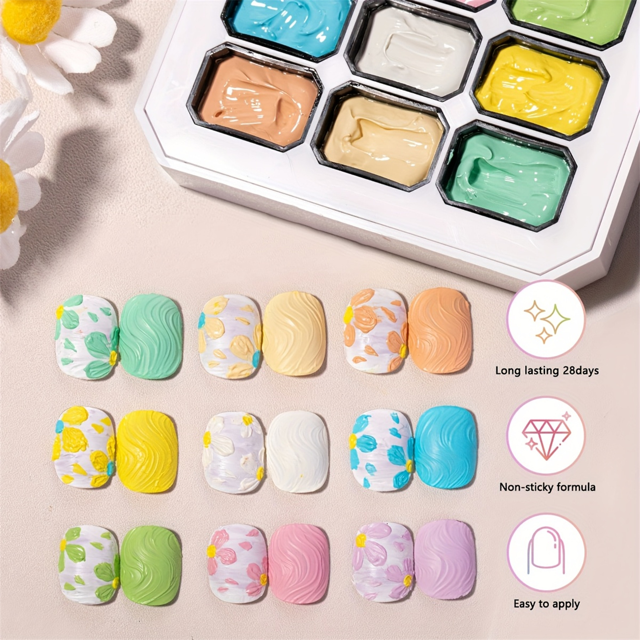 1pc 9-color Makaron solid nail – Hair Care Gel Bewertung und Preis
