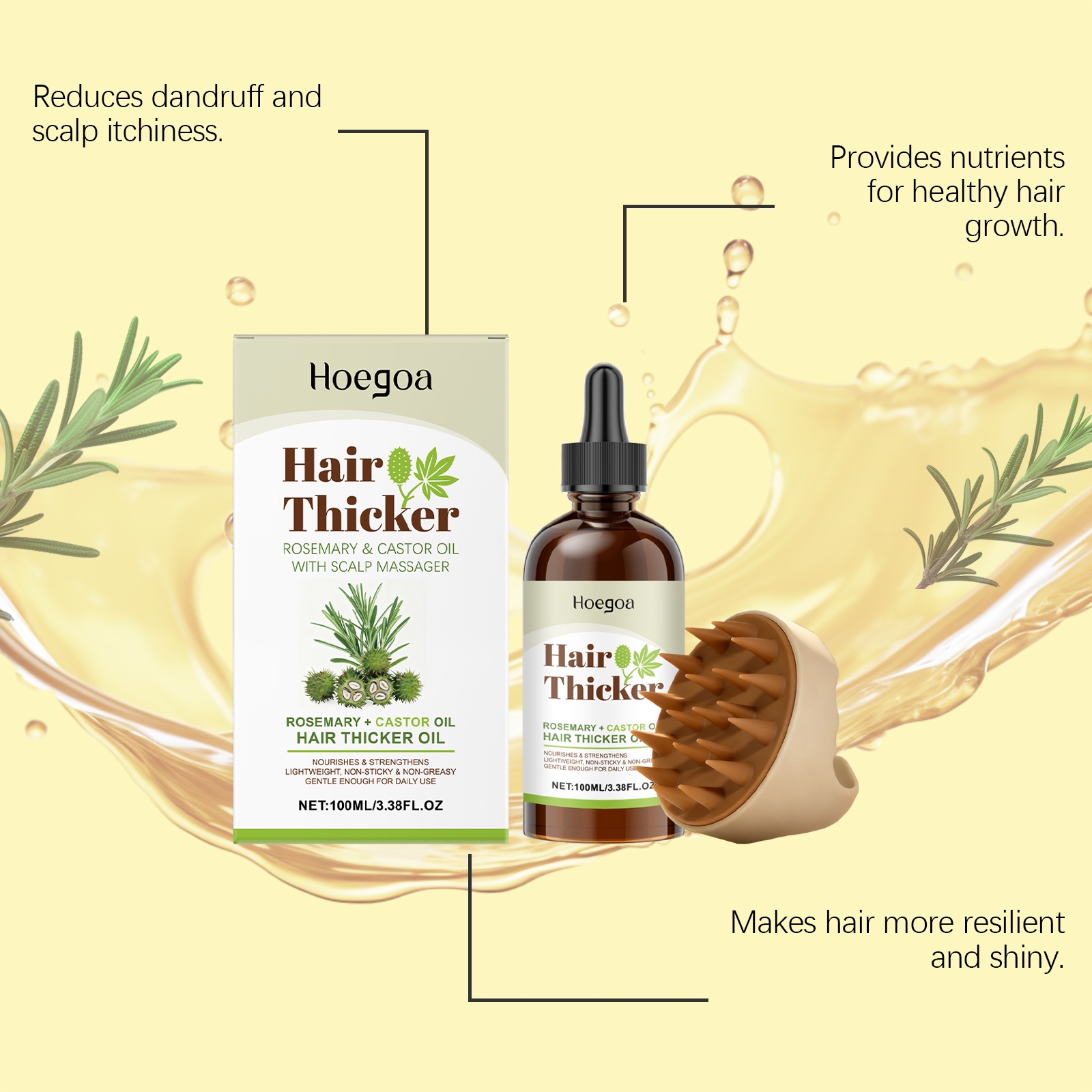 Rosemary Castor Oil Hair Care  – Split End Repair Serum Bewertung und Preis