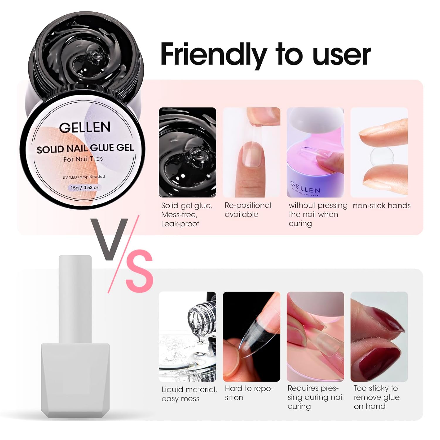 GELLEN Nail Solid Glue Builder – Hair Care Gel Bewertung und Preis