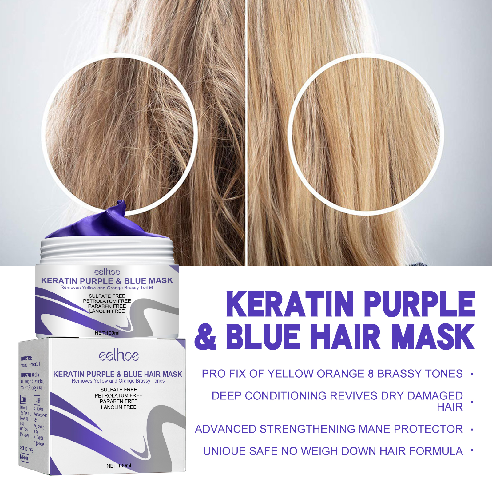 Straightening Hair Mask Kerati – Hair Care Keratin Treatment Bewertung und Preis
