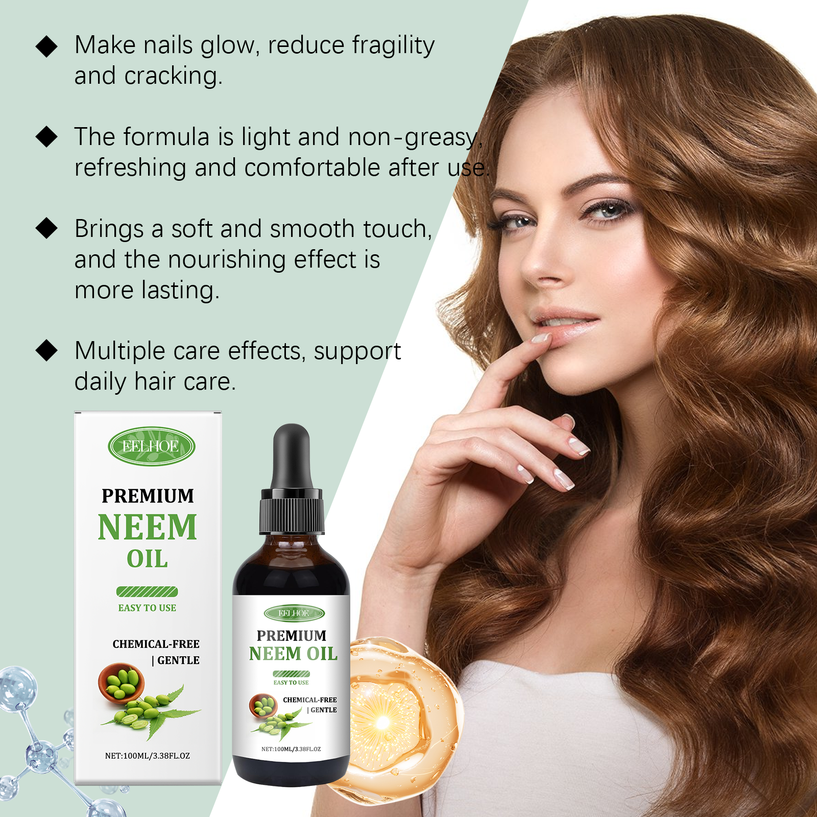 Pure Neem Oil Hair Serum Repai – Split End Repair Serum Bewertung und Preis