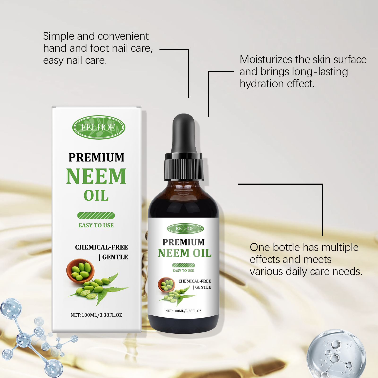 Pure Neem Oil Hair Serum Repai – Split End Repair Serum Bewertung und Preis
