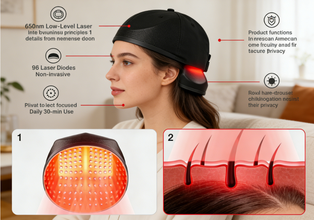 Red Light Therapy Cap for Hair – Hair Care For Hair Fall Bewertung und Preis