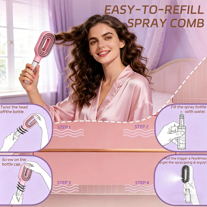 2 in 1 Sprayer Hairbrush Detan – Hair Care Essential Bewertung und Preis