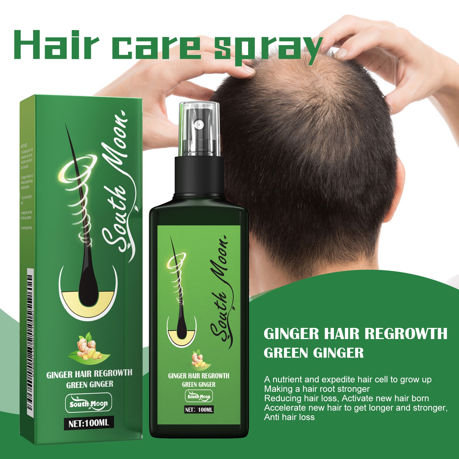 Ginger Hair Density Serum Spra – Hair Care For Hair Fall Bewertung und Preis