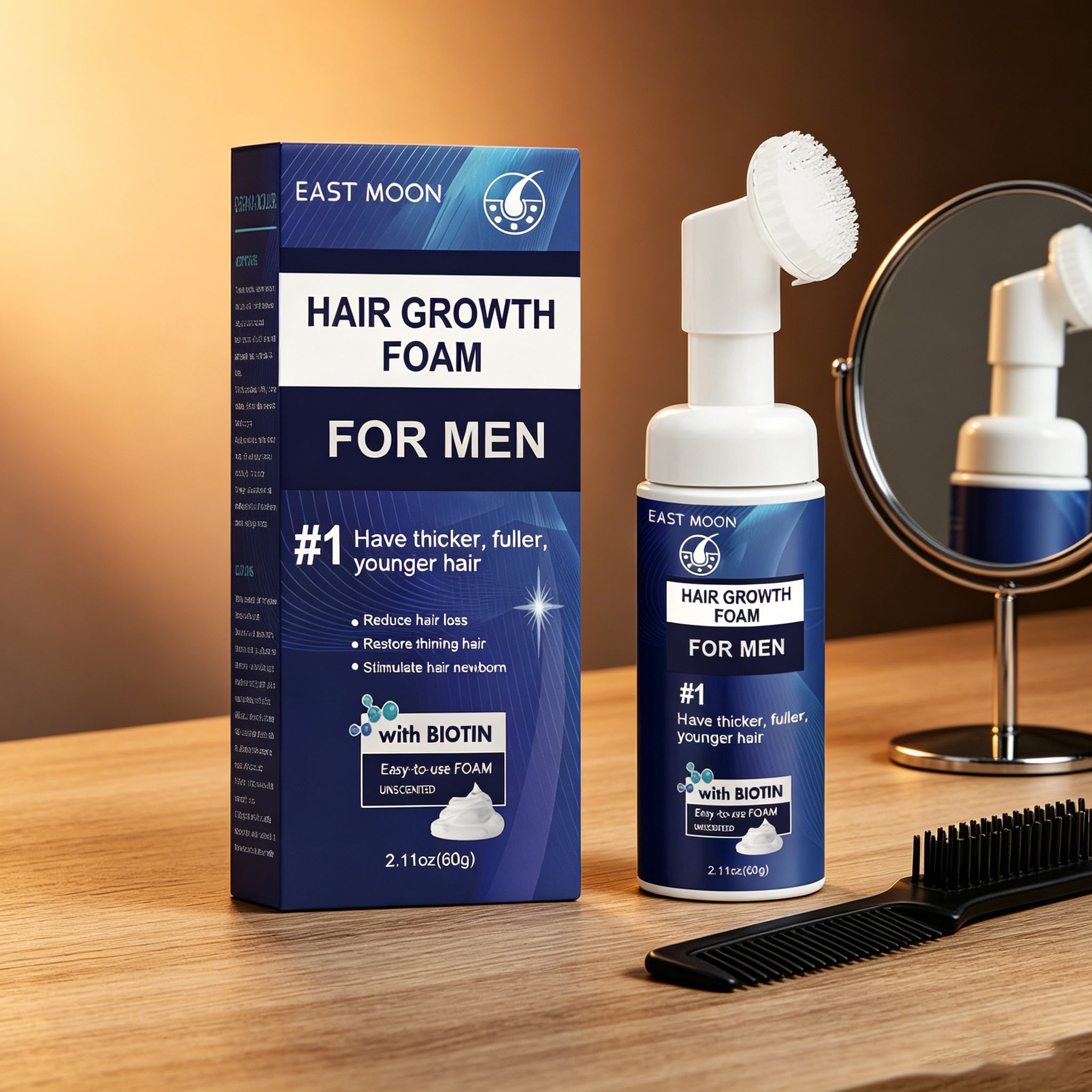 Hair Growth Foam Silicone Brus – Hair Care Naturally Bewertung und Preis