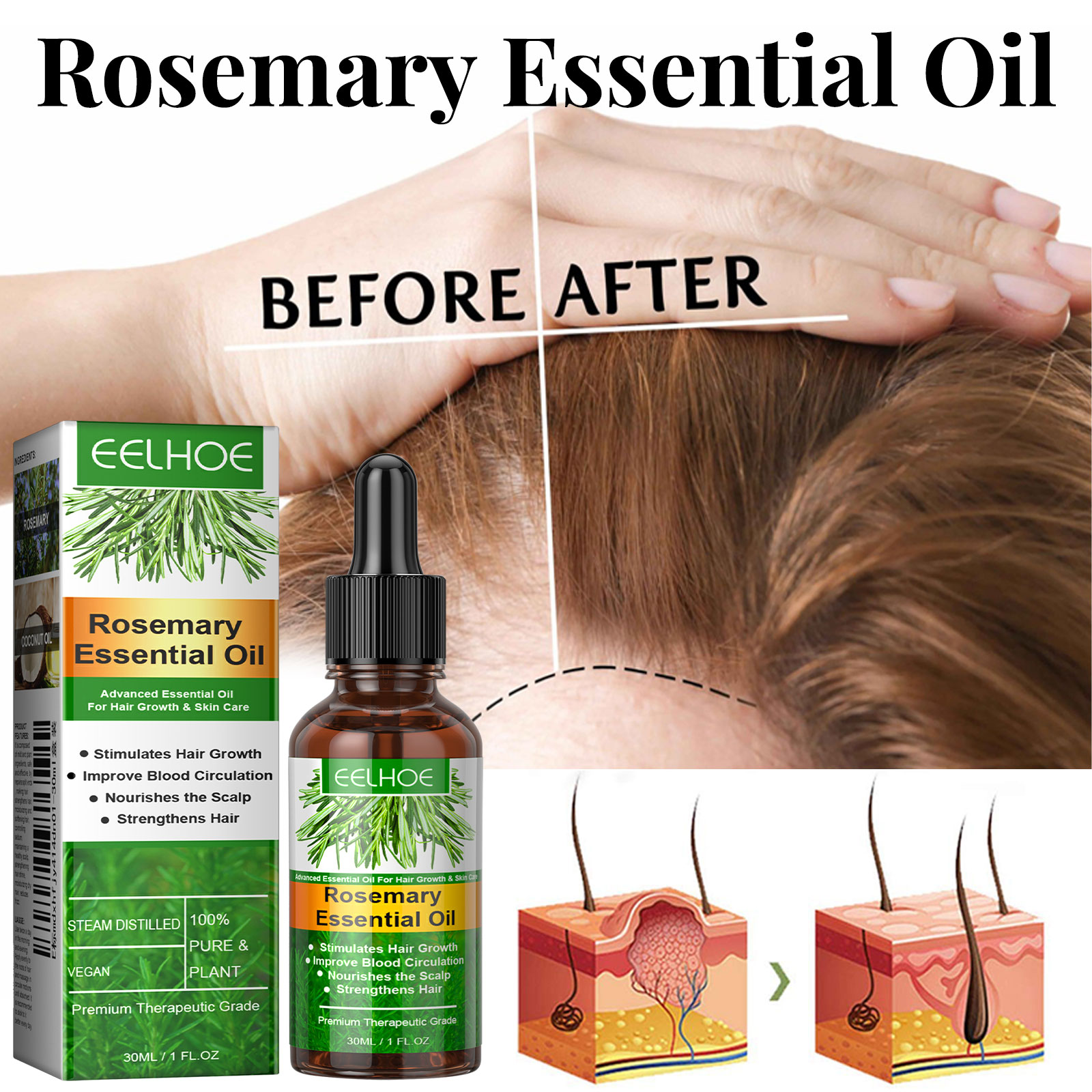 Hair Growth Serum Fast Growing – Hair Care Fragrance Essential Oil Bewertung und Preis