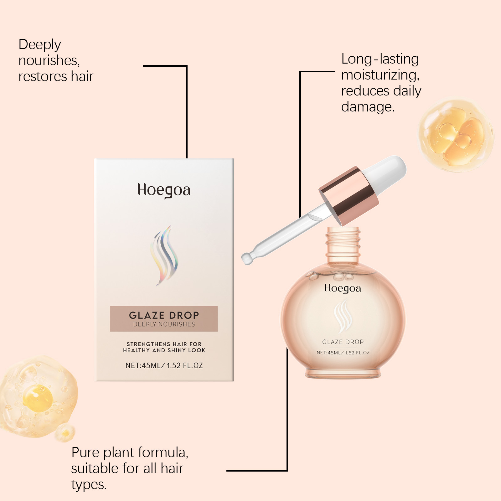 Hoegoa 45ml Hair Care Serum Oi – Split End Repair Serum Bewertung und Preis