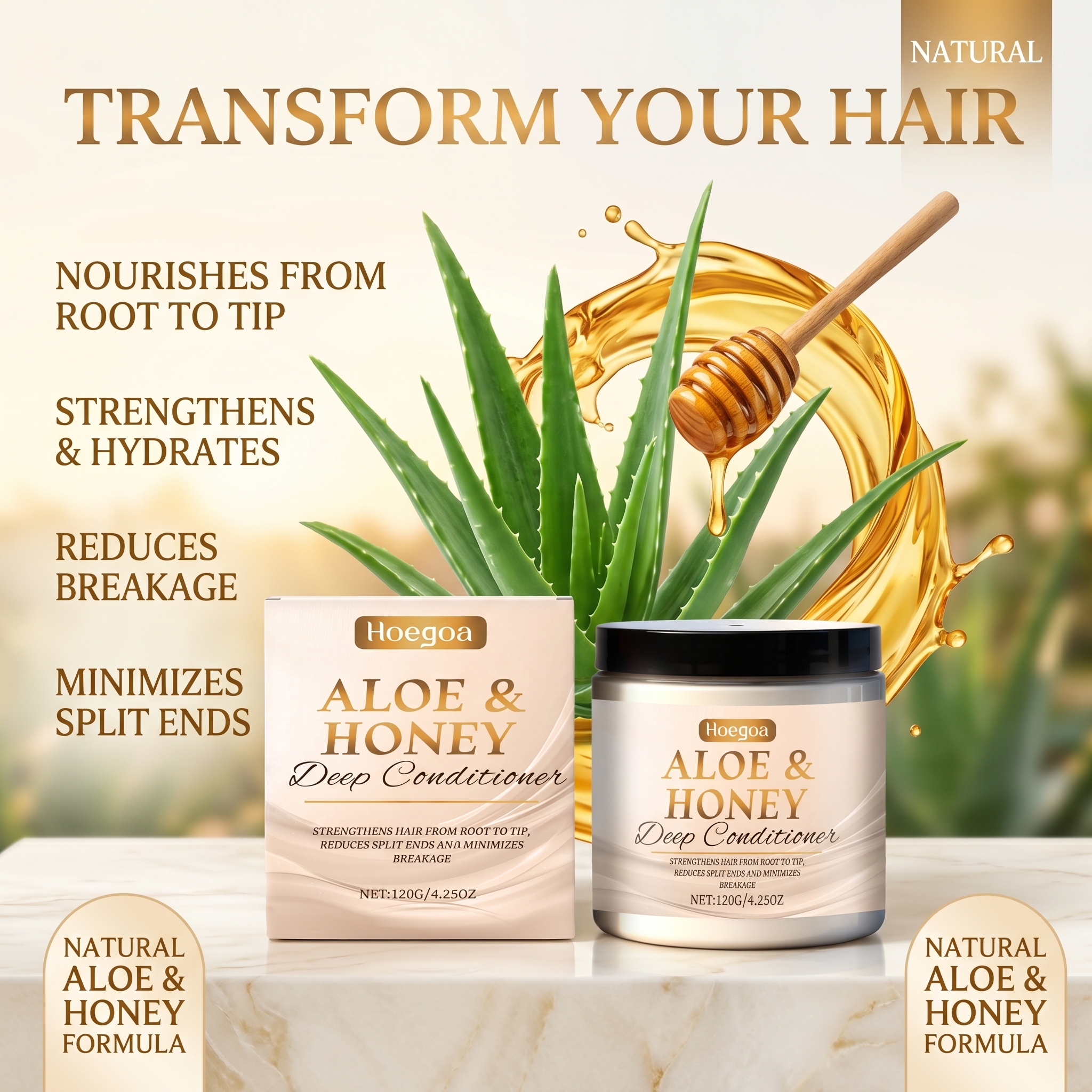 HOEGOA Aloe & Honey Deep Condi – Hair Care Honey Bewertung und Preis