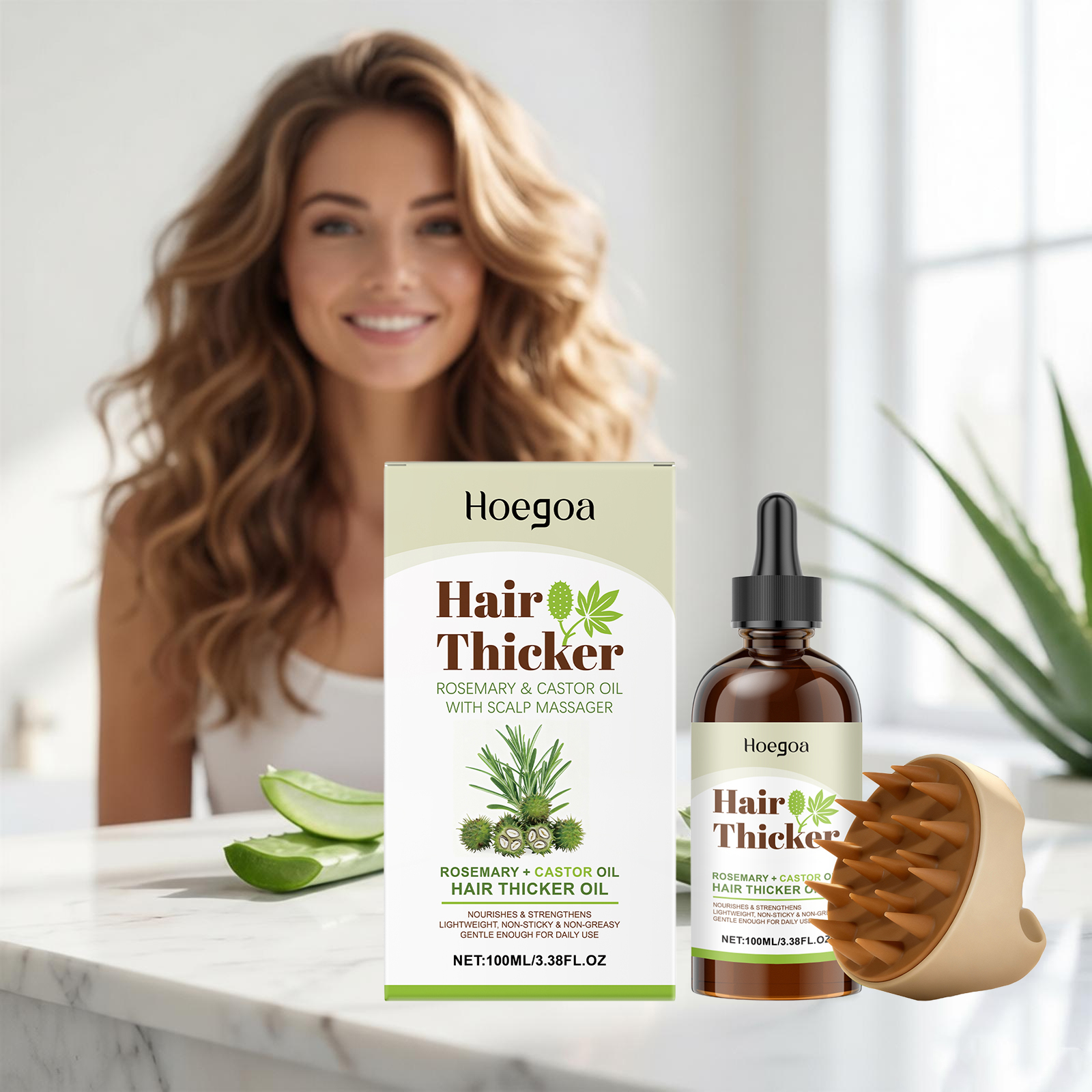 Rosemary Castor Oil Hair Thick – Split End Repair Serum Bewertung und Preis