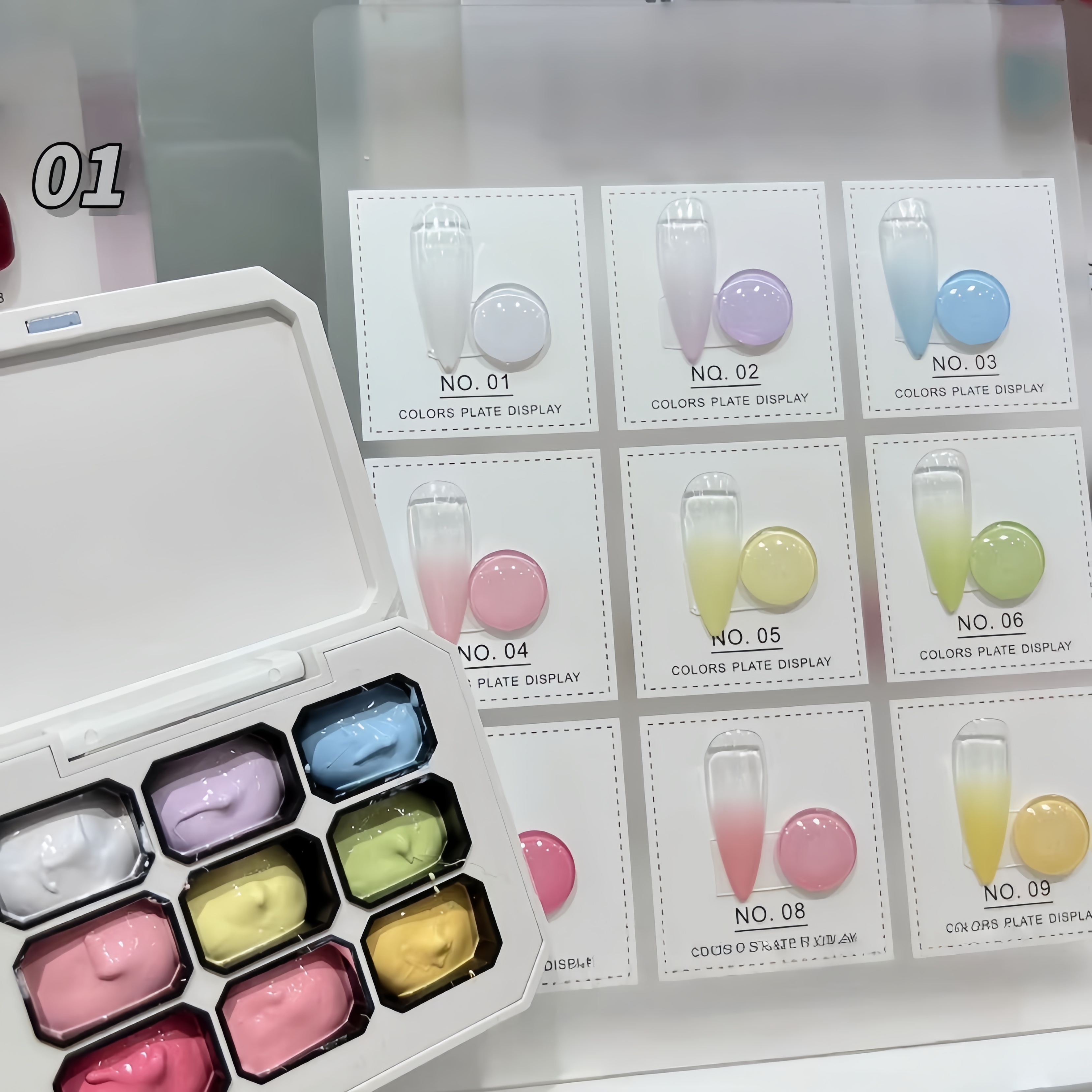 9-color solid nail polish,  Ma – Hair Care Gel Bewertung und Preis