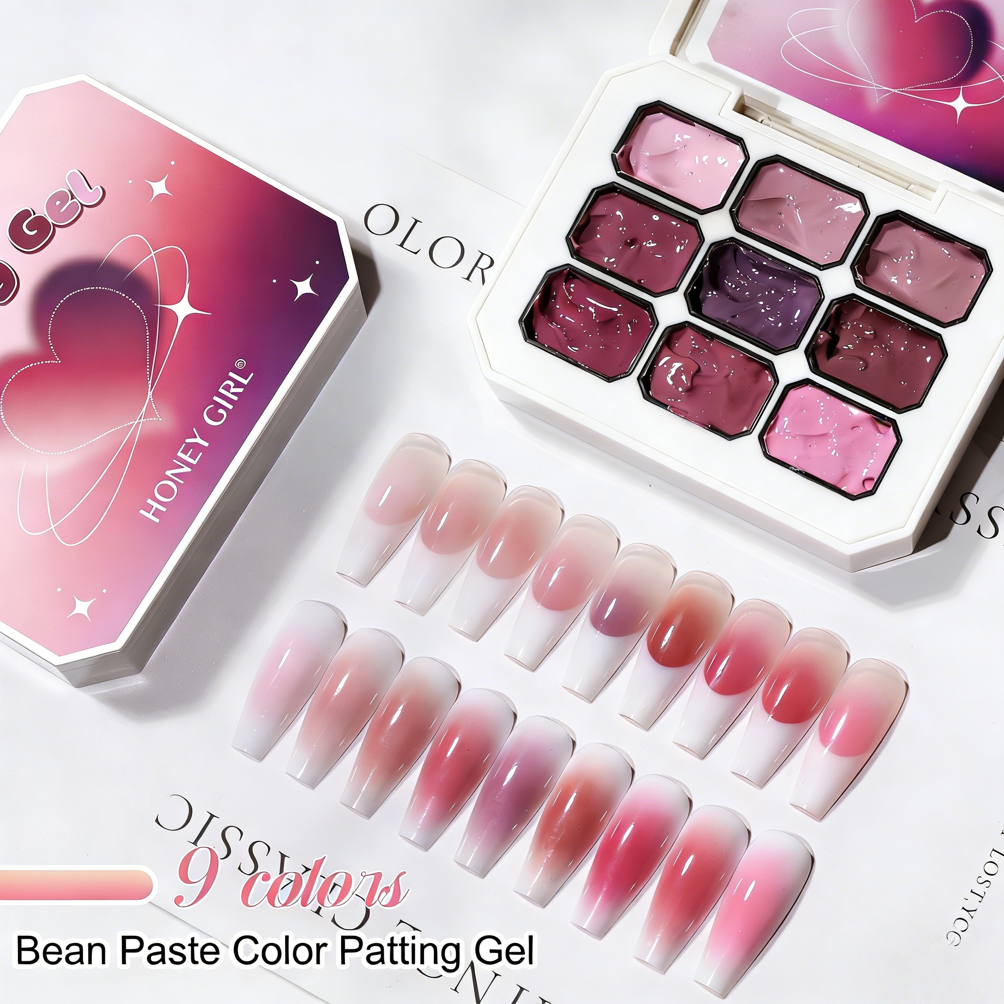 1pc 9 Colors Pink Patting gel  – Hair Care Gel Bewertung und Preis