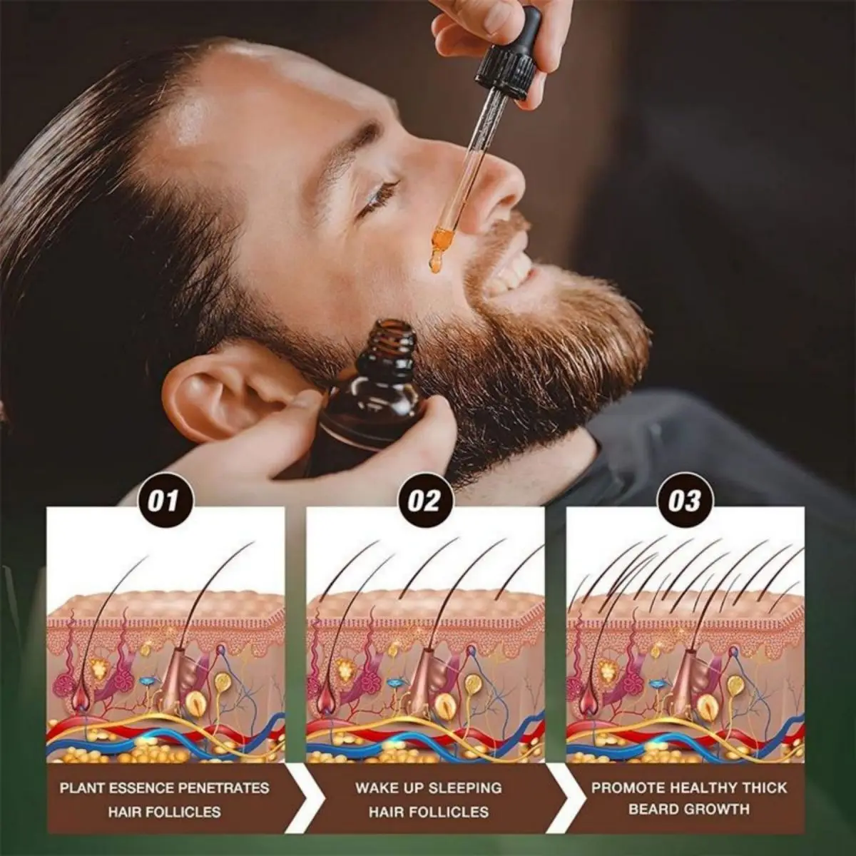Fast Beard Growth Oil Beard Oi – Hair Care Fragrance Essential Oil Bewertung und Preis
