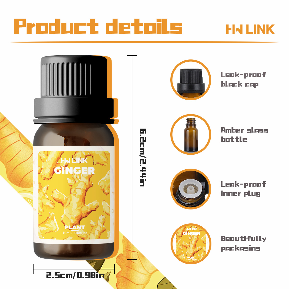 Ginger Oil 100%Pure Natural Gi – Hair Care Essential Bewertung und Preis