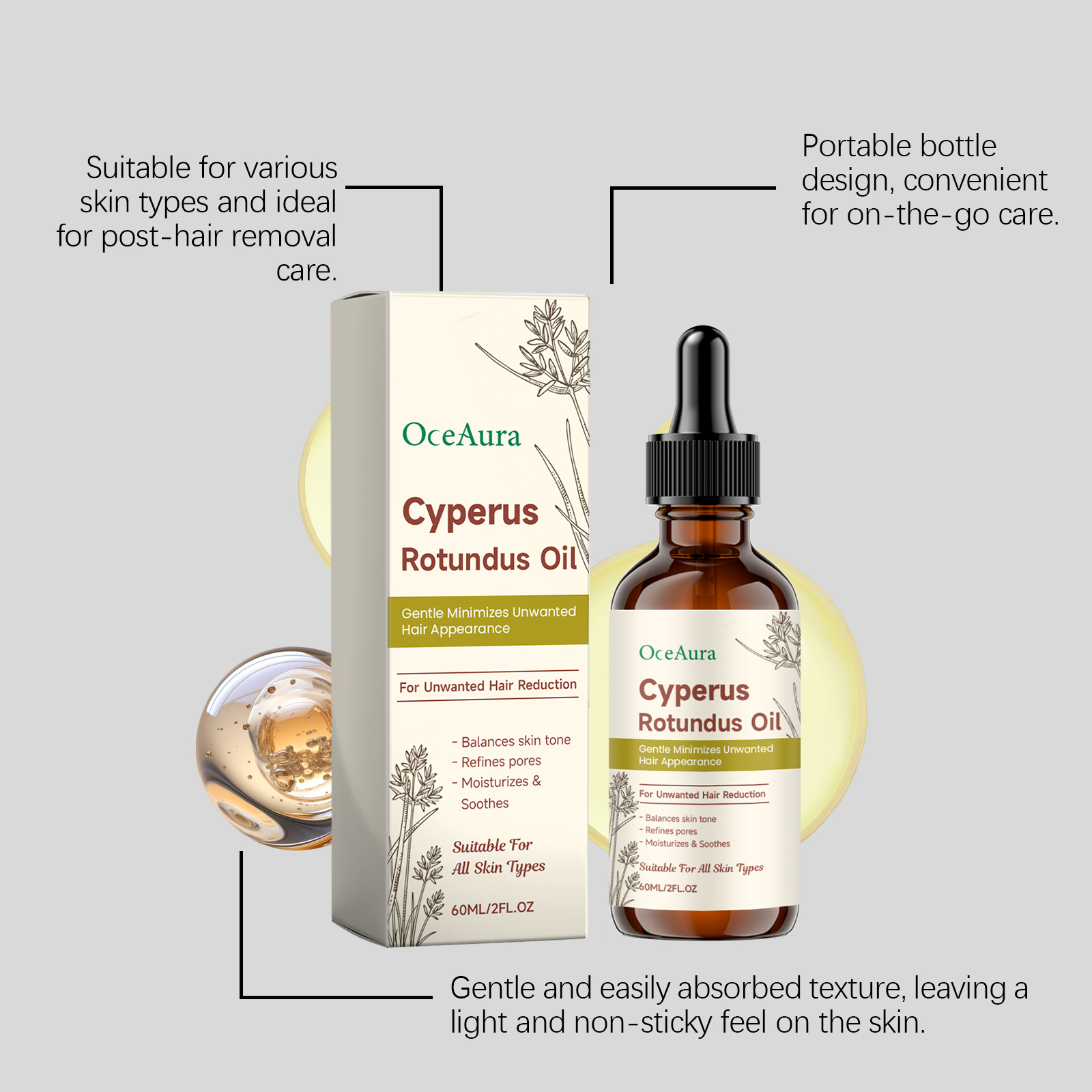Cyperus Rotundus Hair Removal  – Hair Care Fragrance Essential Oil Bewertung und Preis