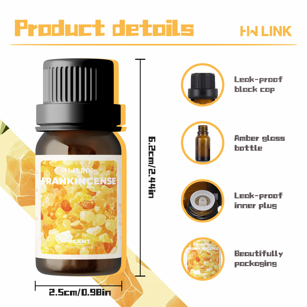 Frankincense Essential Oil 10m – Hair Care Essential Bewertung und Preis