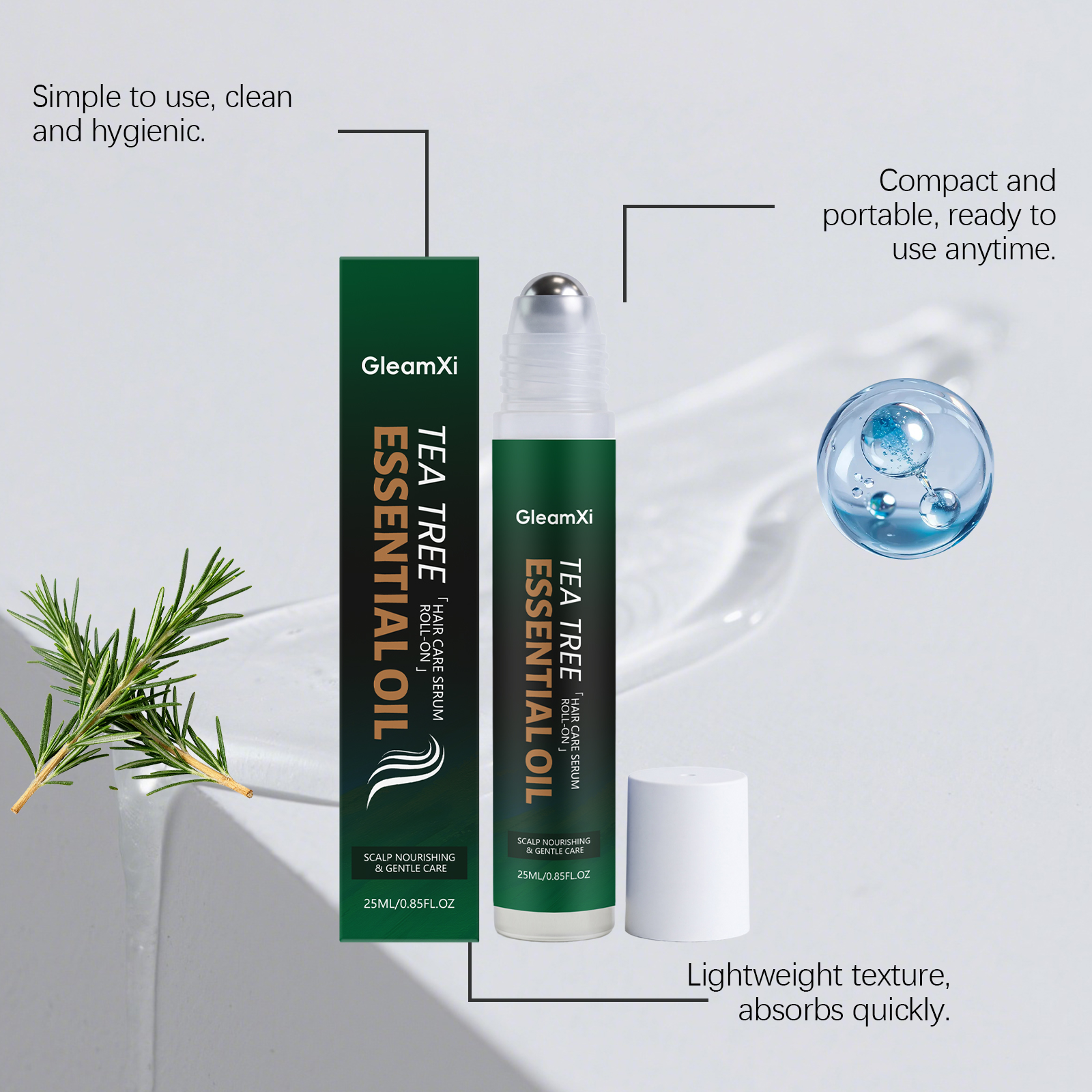 Tea Tree Hair Growth Roller Es – Split End Repair Serum Bewertung und Preis