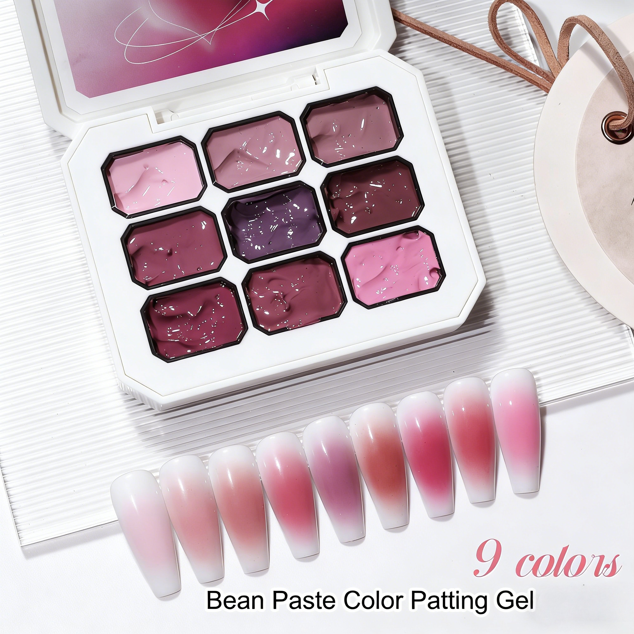 9-color pink solid nail polish – Hair Care Gel Bewertung und Preis