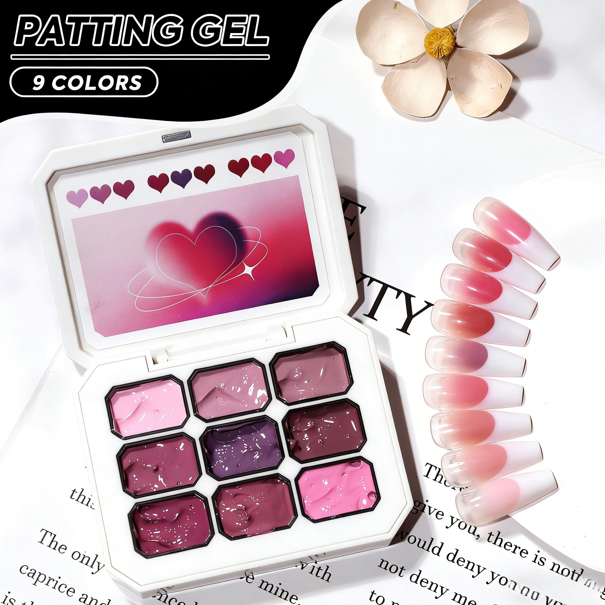 9-color pink solid nail polish – Hair Care Gel Bewertung und Preis